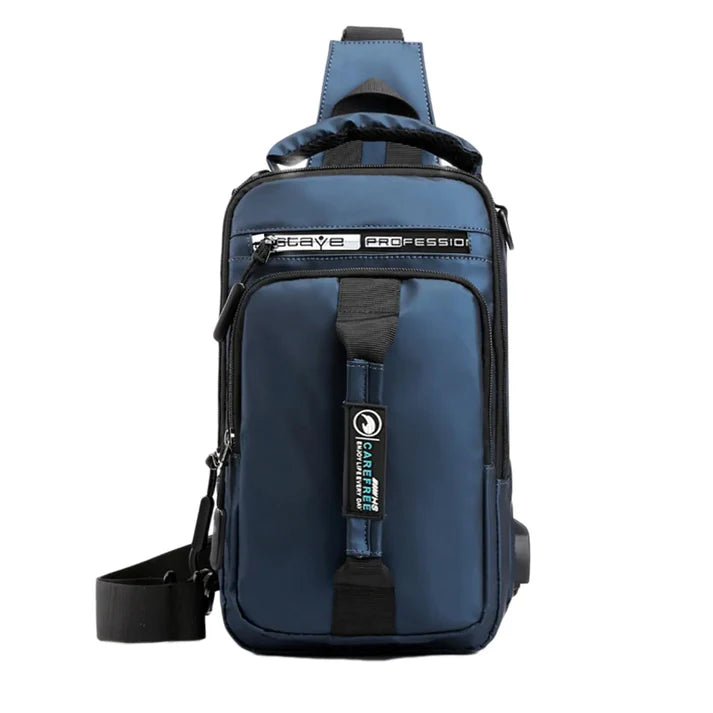 Sling Bag for Men Women Shoulder Backpack Chest Bags Hiking Daypacks Blue