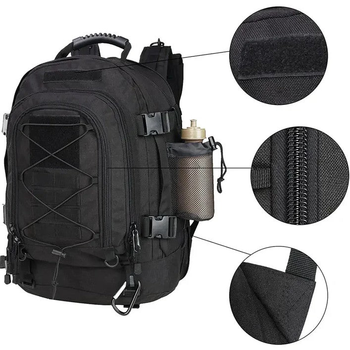 A 65L Large Capacity Outdoor Tactical Backpack Men Backpacks Molle Rucksack Waterproof Climbing Bag Travel Camping Hiking