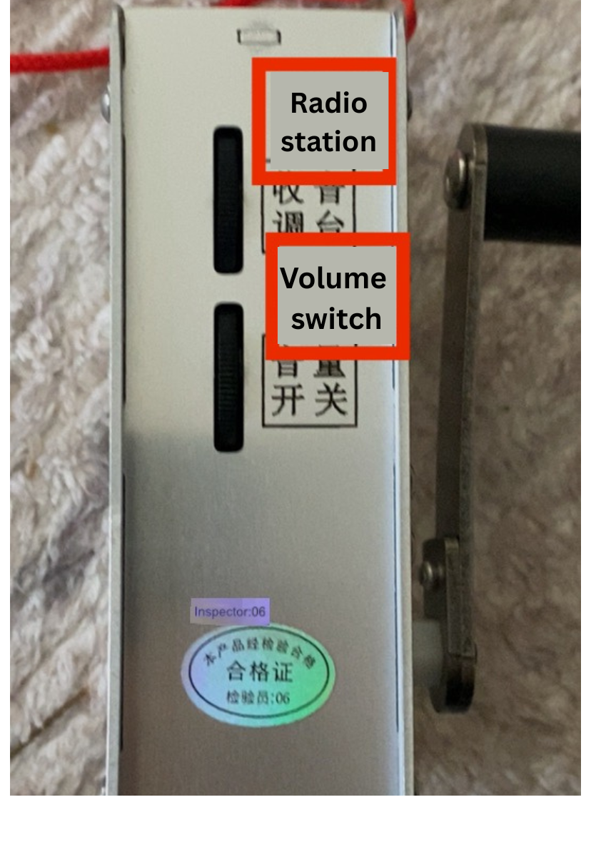 Hand Crank Emergency Radio with USB Charger & Lighter