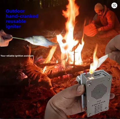 Hand Crank Emergency Radio with USB Charger & Lighter