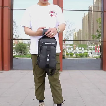 A Generic Daily Deals of The Day Today Only Sling Bag for Men Women Shoulder Backpack Chest Bags Hiking Daypacks Blue